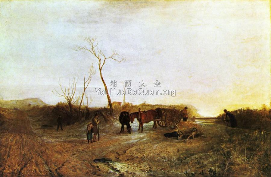 Frosty Morning - 约瑟夫·玛罗德·威廉·透纳